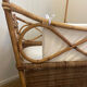 Rattan baby bed