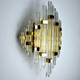 Venini wall lamp, cut crystals, Italy, 1970