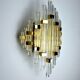 Venini wall lamp, cut crystals, Italy, 1970