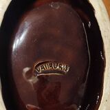 Vallauris flamed ceramic centerpiece