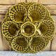 Lot 6 plates of oysters barbotine Sarreguemines
