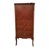 Lady secretary in veneer wood