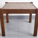 Vintage marquetry coffee table 1960