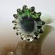 Vase soliflore arum in Murano glass yellow and green 60s 70s