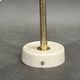 Pair of 1960s German Stilnovo Style Brass and Cream Adjustable Wall Sconces
