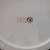 Vintage cheese platter 1970, signed Gien France, Harmony collection for Marie-Pierre Boitard.