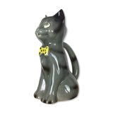 Poet-Laval cat pitcher in zoomorphic ceramic