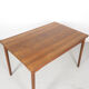 Vintage Danish design extendable teak dinner table, 1960's