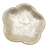 Empty pocket in mother-of-pearl and brass