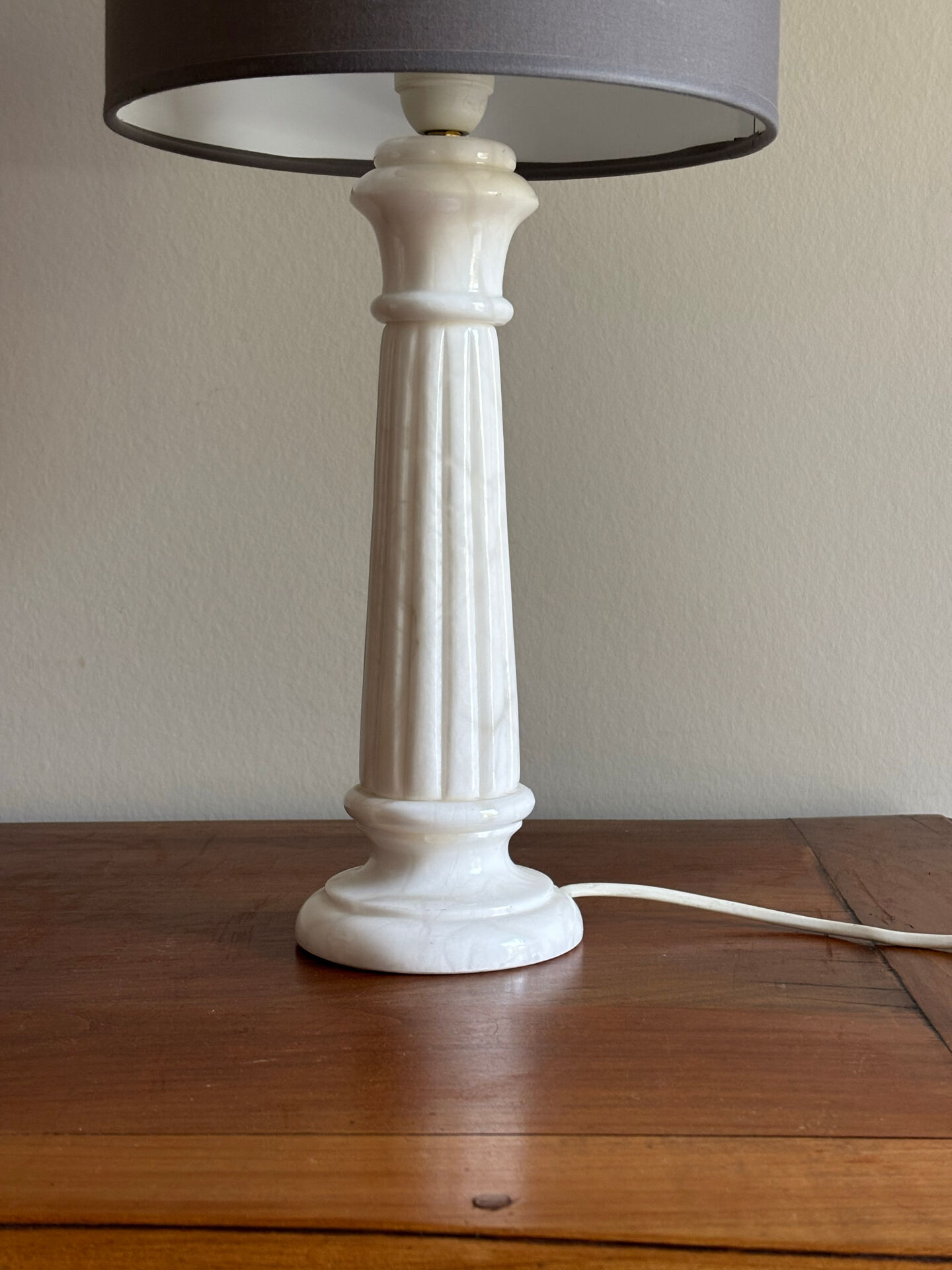 Lampe colonne en albâtre