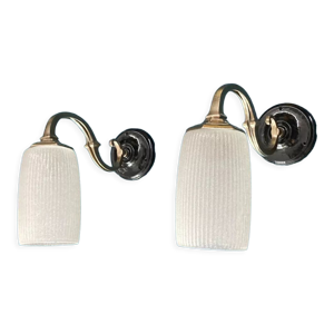 Paire d’appliques col