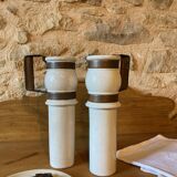 Pots de chocolatière de bistrot, fin XIXe siècle