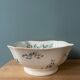 Nineteenth century earthenware bowl from Longwy, Mignon model