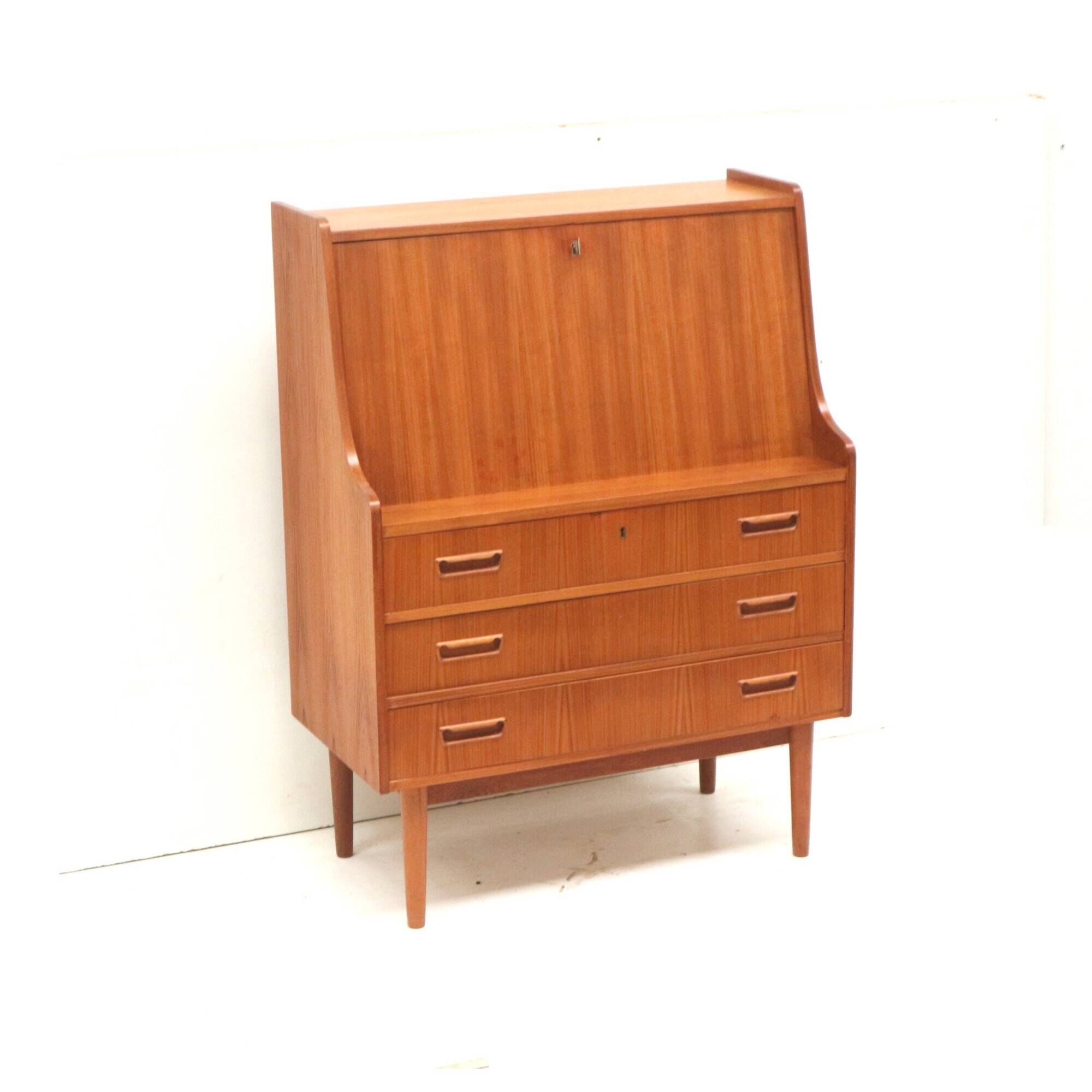 Vintage secretary designed by Gunnar Nielsen Tibergaard from the 1960s