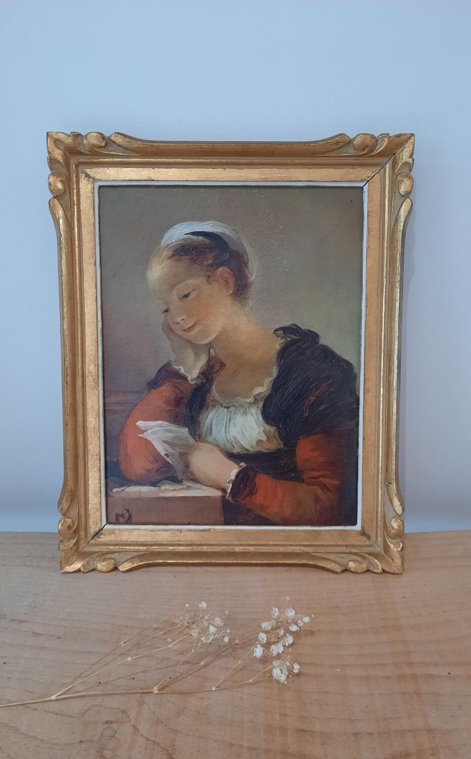 Hand-painted painting