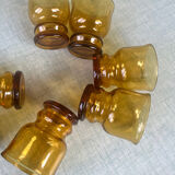 Set of 8 vintage Pernod glasses