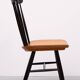 Set of 4 spindle back dining chairs 1960s holland