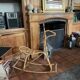 Rattan rocking horse