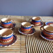 Lot de 5 tasses à café en ceramique