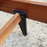 Roger Landault mahogany bed 1950