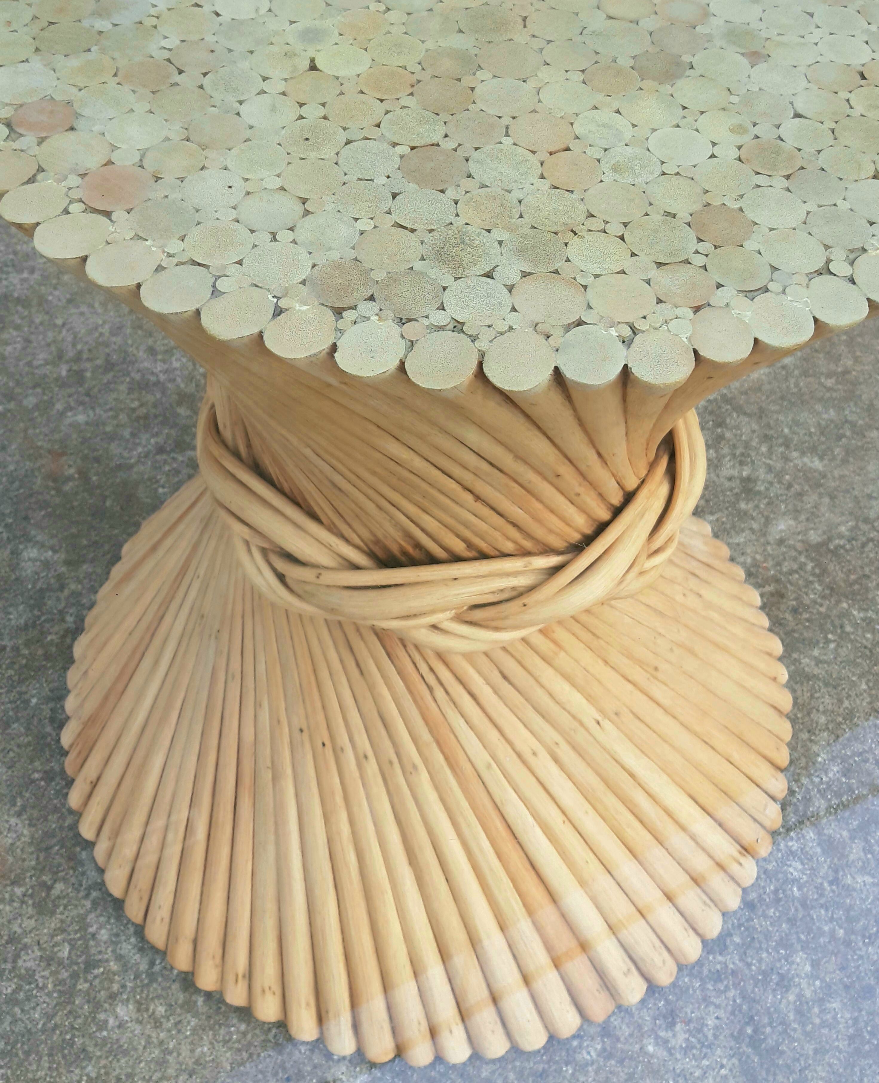 Round table "Sheaf of wheat" Mc Guire