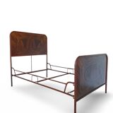 Cadre de lit Art déco italien une place et demie, 1925