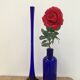 Large blue pharmaceutical vial