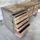 Opel Blitz Workbench Set | Vintage Military Table & Drawer Unit