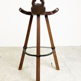 Mid century brutalist bar stools, 1960s