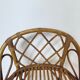 Bureau et chaise en rotin pour enfant
