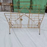 Vintage vinyl magazine rack