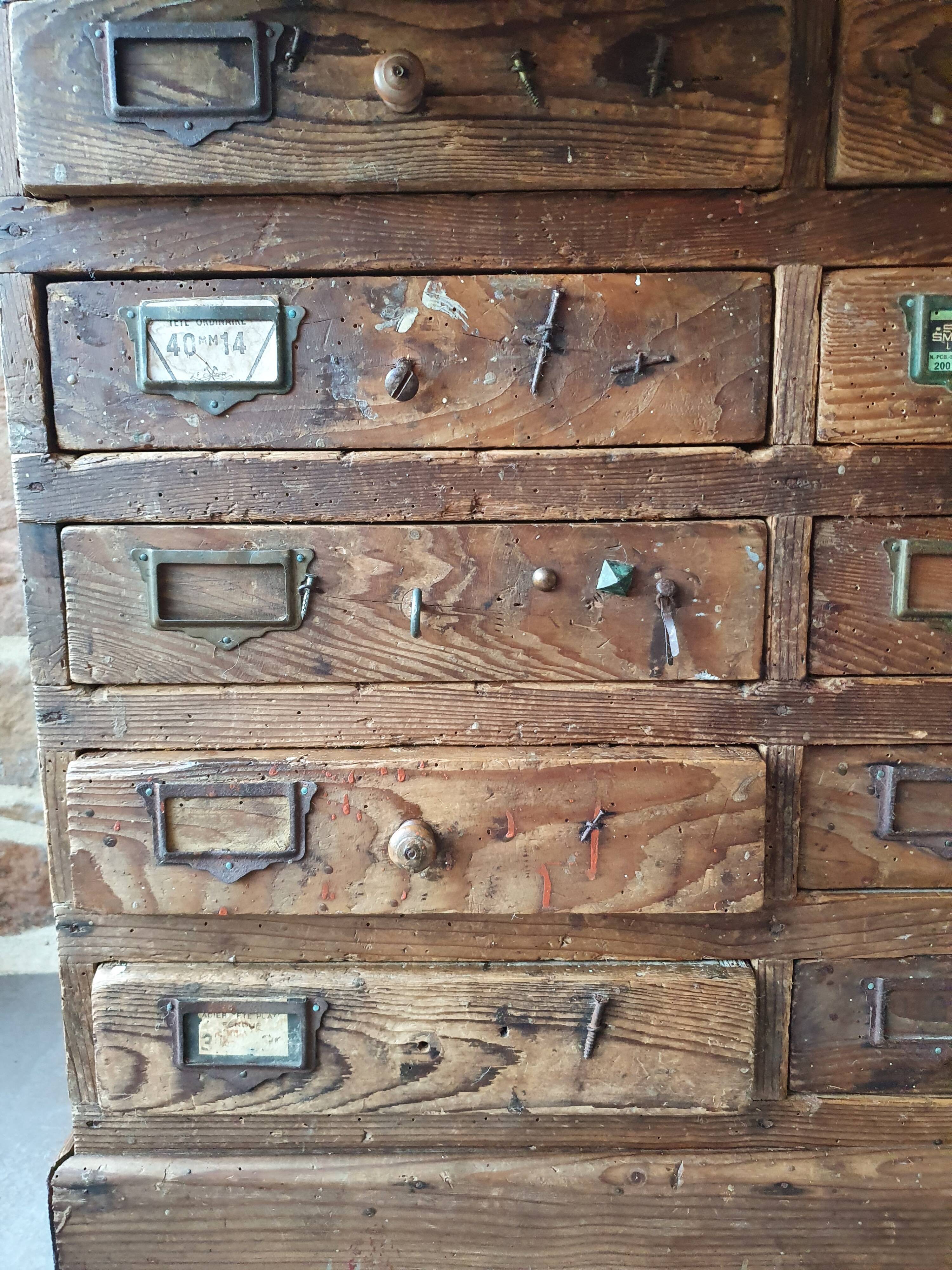 Trade cabinet 24 drawers