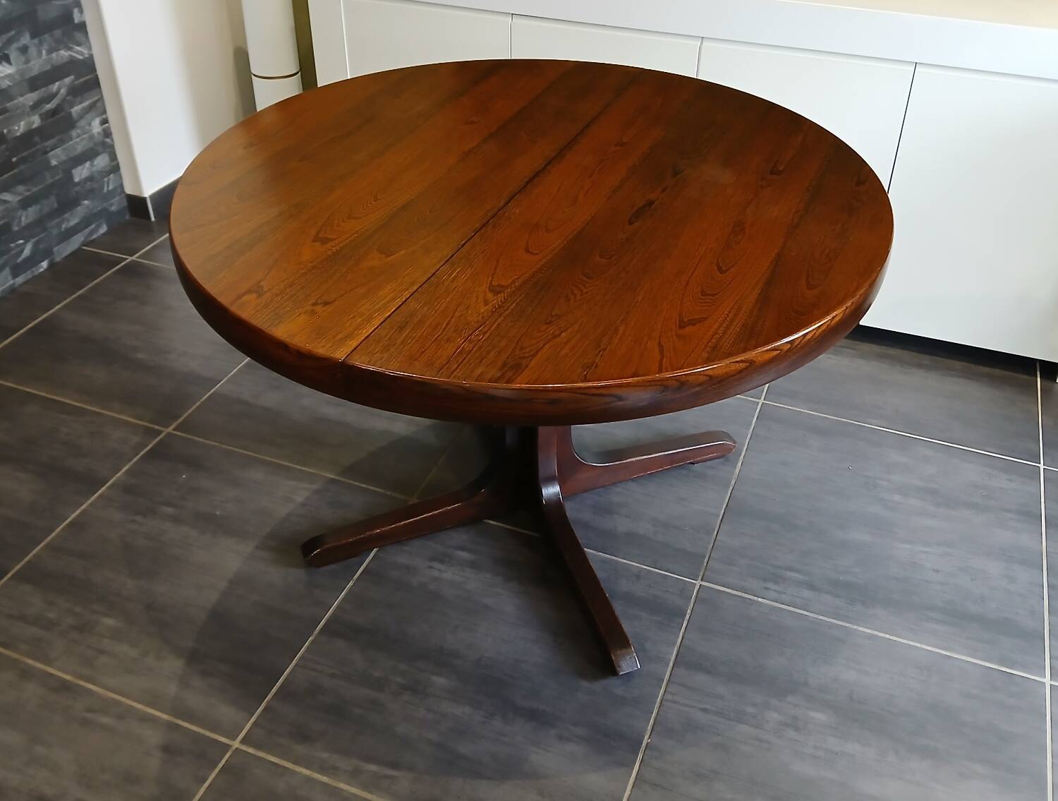 Vintage Baumann extendable table, 1970s