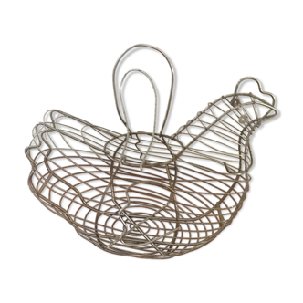 Panier à oeufs en forme de poule