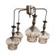 Mid-century modern cascade chandelier veb narva leuchten, germany, 1970s.
