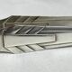 Art Deco, silver-plated sugar tongs from around 1930.
