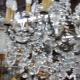 Chandelier with pendants 18 bulbs