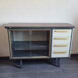 Steel sideboard in a Strafor row around 1960