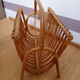 Porte- revue en rotin vintage