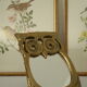 Vintage brass owl table mirror