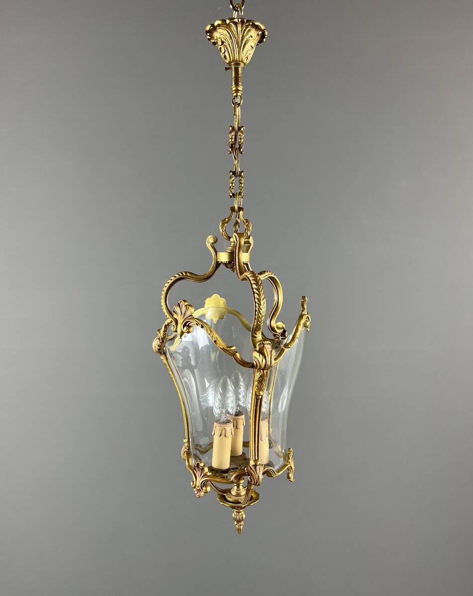 Louis XV style hanging lantern, 20th century