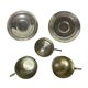 Tableware, set of three silver-plated tea cups, early 20th century