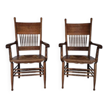 Chaises Belle Epoque uniques (chaises shaker)