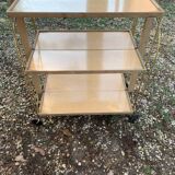 Bocado 3-tier serving trolley in blond beech