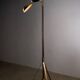 Mid-century Russian floor lamp with three adjustable brass shades