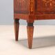 Antique neoclassical buffet veneered in various woods from the 1900s.