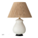 Coastal Table Lamp in Faux Wicker, Manises, Spain, 1960s, New Jute Shade