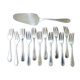 Silver metal cake service François Frionnet