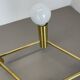 Brass Italian Stilnovo Style Atomic Space Age Ceiling Light Sconces, Italy