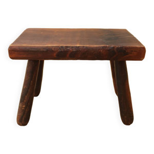 Tabouret ancien en orme